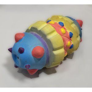 Spiked Multicolor Oval Egg Dog Pet Chew Squeaky Toy Generic